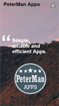 Mobile Screenshot of petermanapps.com